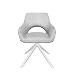 Esszimmerstühle THOMAS-CLEO 2er Set, 360° drehbar mit Rückholfunktion