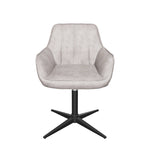 Esszimmerstühle THOMAS-NIKA 2er Set, 360° drehbar, Zeitloser Drehstuhl mit Rückholfunktion