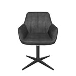 Esszimmerstühle THOMAS-NIKA 2er Set, 360° drehbar, Zeitloser Drehstuhl mit Rückholfunktion