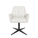 Esszimmerstühle THOMAS-ROMY 2er Set, 360° drehbar, Zeitloser Drehstuhl mit Rückholfunktion