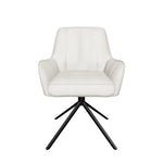 Esszimmerstühle THOMAS-ZARA 2er Set, 360° drehbar mit Rückholfunktion