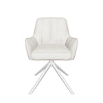 Esszimmerstühle THOMAS-ZURI 2er Set, 360° drehbar mit Rückholfunktion