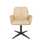 Esszimmerstühle THOMAS-ROMY 2er Set, 360° drehbar, Zeitloser Drehstuhl mit Rückholfunktion