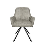 Esszimmerstühle THOMAS-ELLA 2er Set, 180° drehbar mit Rückholfunktion